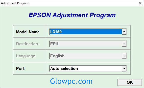 pson l3150 resetter program adjustmemt